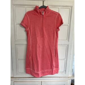 Tommy Bahama Tobago Coral Pink Short Sleeve Mini Dress
